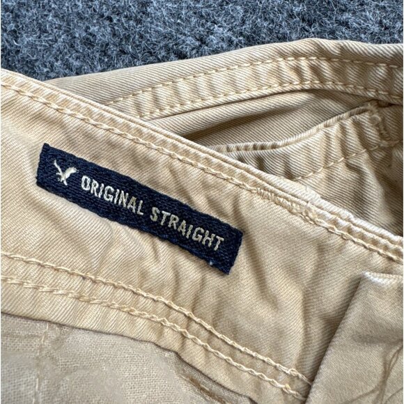 American Eagle Outfitters Mens Beige Casual Pants Cotton Blend Size 32X32 - Picture 9 of 10